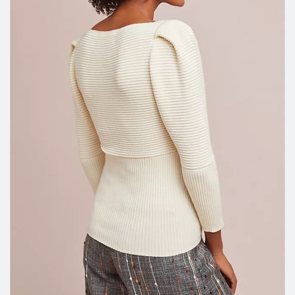 Mara Hoffman Helena Ribbed Sweater Size Medium - Picture 2 of 8